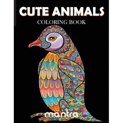 Cute Animals Coloring Book - by  Mantra (Paperback)