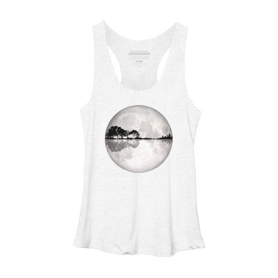 Women's Design By Humans Moonlight Nature Guitar II By Maryedenoa Racerback Tank Top