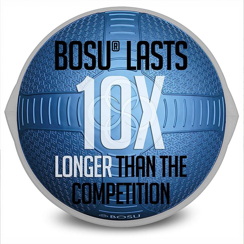 Bosu Pro NexGen 25" Home Fitness Exercise Gym Strength Flexibility Balance Non-Skid Trainer  - Blue, 5 of 8