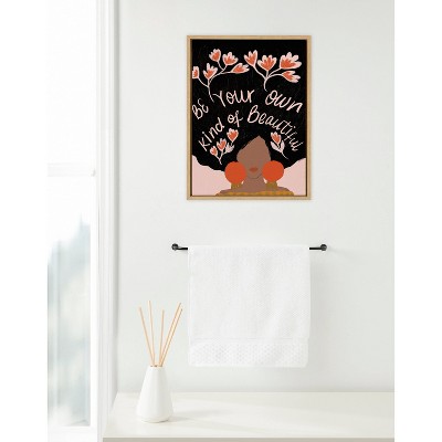 Be Your Own Kind of Beautiful Motivational Canvas Print