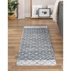 Unique Loom    Chindi Trellis Sand Area Rug - 3 of 4