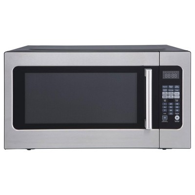 Magic Chef Medium Stainless Steel Countertop Microwave Oven