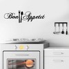 Unique Bargains Letter Pattern Kitchen Door Home Decor Removable PVC Art Decals Wall Sticker - 3 of 4