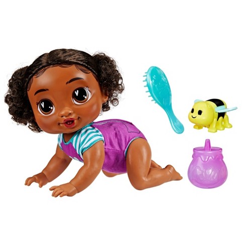 Baby Alive 13.5 Crawl N Play Baby Doll Tilly With Black Hair brown Eyes Target