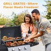 ELJGET 3/4 Burner Grill Propane Gas Grill, Outdoor Stainless Steel Patio Garden BBQ Grill with Lid, Wheels, RV Camping Barbecue - 2 of 4