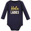 Hudson Baby Infant Boy Cotton Bodysuit, Pant and Shoe Set, Hola Ladies Long Sleeve - 4 of 4