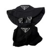 Black Designer Overalls with Matching Hat for 17.5 cm Labubu Dolls - 4 of 4