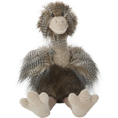 Mina Victory Plush Ostrich Grey 14" x 27" Stuffed Animal