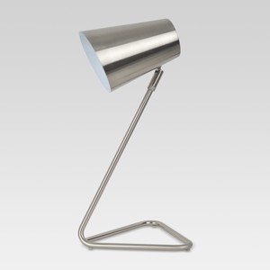 Nesbitt Swan Neck Task Lamp Silver Includes Energy Efficient Light Bulb - Project 62 , Size: Lamp with Energy Efficient Light Bulb