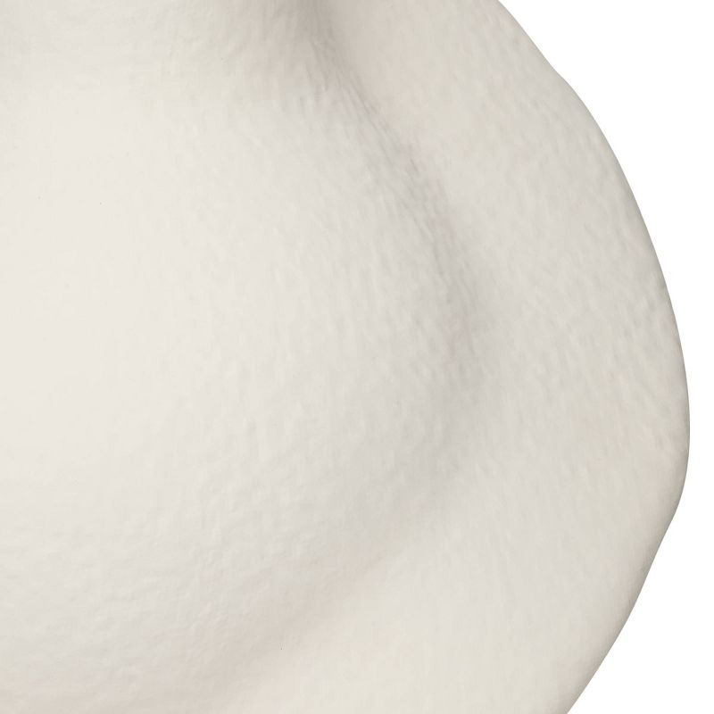 Studio 55D Lalonde 16 1/4" High Matte Creamy Twist Decorative Vase, 2 of 8