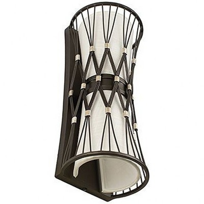 Rumba Bronze Cylinder Dimmable Direct Wired Sconce