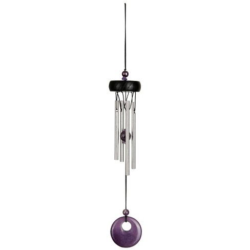 Woodstock Chimes Signature Collection, Precious Stones Chime, 12'' Amethyst Wind Chime PSAM - image 1 of 4