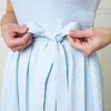 Hope & Henry Women's  Sleeveless Pleated Sweater Knit Midi Dress - 2 of 4
