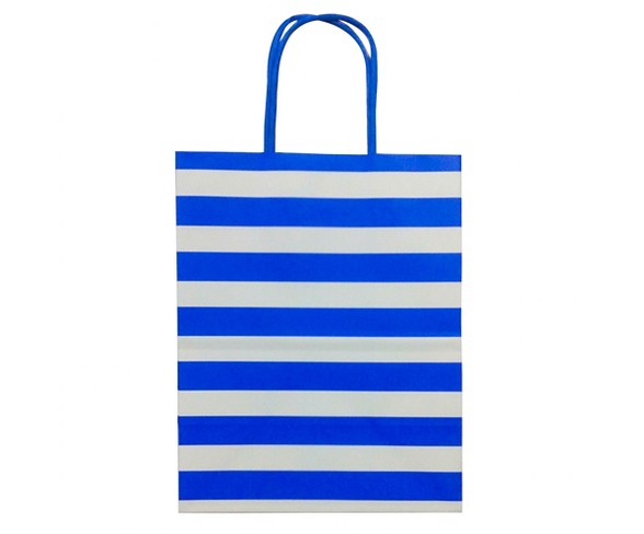 Blue & White Stripes Gift Bag - Spritz&#153;