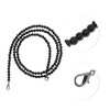Unique Bargains Faux Pearl Handbag Strap Black 1 Pc - 3 of 4