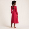 Lands' End Women's Cotton Modal Off Shoulder Midi Dress - 2 of 4