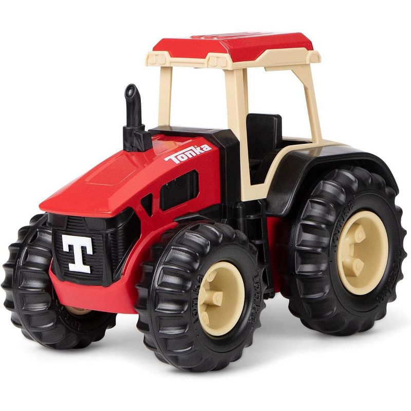 Tonka Steel Classics Retro Cab Tractor with Red Plow- Ages 3+ 06221, 3 of 8