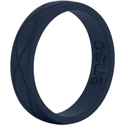 Enso Rings Halo Elements Series Silicone Ring - 5 - Diamond