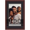 PosterPalooza | Brown Frame with Black Photo Mat, UV Acrylic Front, Foam Board Backing, 60 Sizes Available - 2 of 4