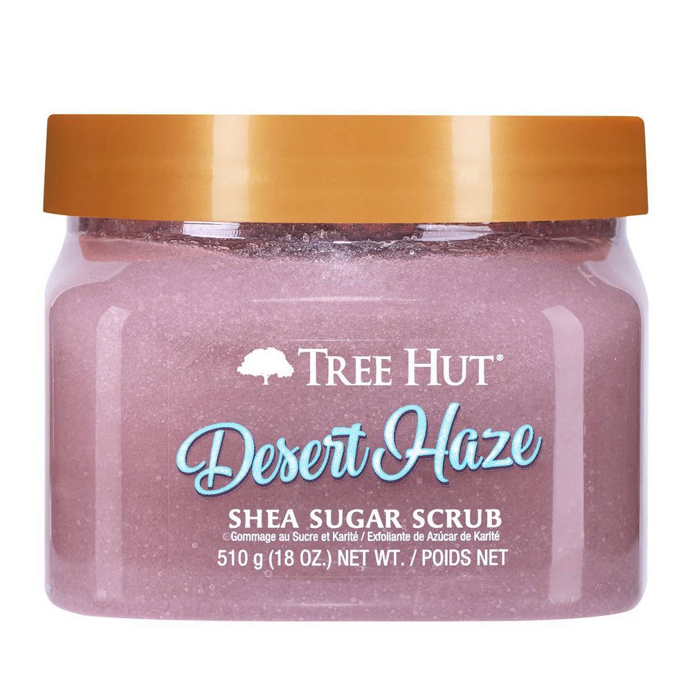 Photos - Shower Gel Tree Hut Desert Haze Shea Sugar Raspberry, Jasmine & Lime Body Scrub - 18o 