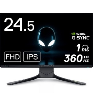 Dell Alienware AW2521H 24.5" 16:9 1920 x 1080 Gaming Monitor, Black - 1 of 4