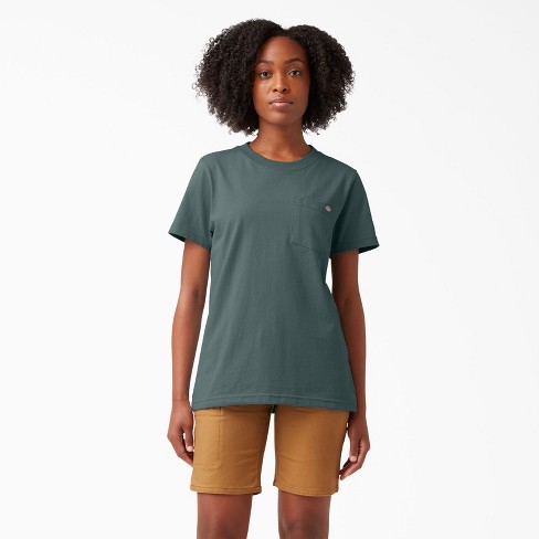 DICKIES Heavyweight Short Sleeve Pocket T-Shirt Lincoln Green