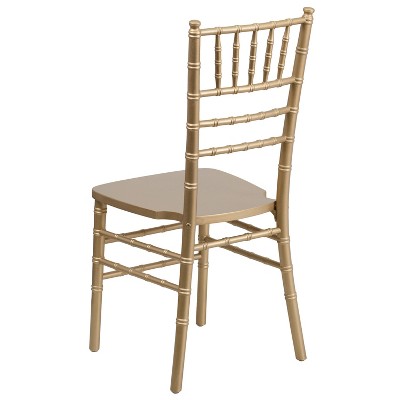 Elegant Gold Wood Chiavari Banquet Chair