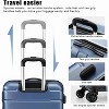 Coolife Luggage Suitcase Carry-on Spinner TSA Lock USB Port Lightweight Hardside Luggage (Teal Blue, L(28in)) - 2 of 4