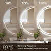 Maxax Modern Round Frameless Led Bathroom Vanity Mirrors Anti-Fog, Dimmable Lights And Shatterproof Mirror - 4 of 4
