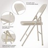 Whizmax Folding Chairs Set of 4, Foldable Chairs with Metal Frame Hold Up to 350 Pounds for Dining Room, Living Room, Office, Camping - 3 of 4