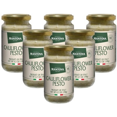 Mantova Cauliflower Pesto - 6 pack, 6.5 oz