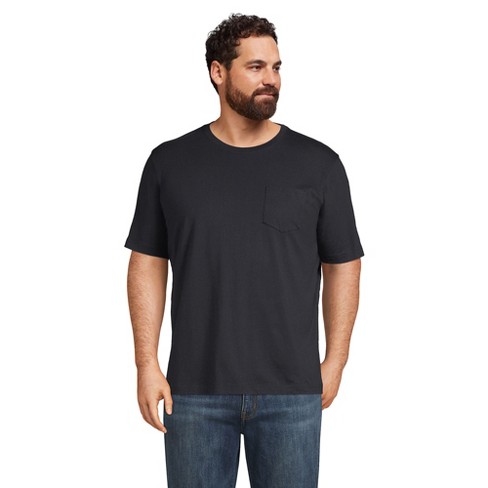 Lands' End Men's Big Super-t Short Sleeve T-shirt With Pocket - 2x Big ...