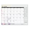 Recycled Desk Pad Calendar, Wild Flowers Artwork, 18.5 x 13, White Sheets, Black Binding/Corners,12-Month (Jan-Dec): 2026 - 3 of 4