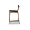 Vynxaria Black Bar Dining Chairs - Set of 2 for Timeless Elegance - 2 of 4