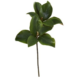 Nearly Natural 24-in Magnolia Artificial Leaf (Set of 6) - 1 of 3