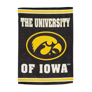Evergreen University of Iowa House Flag 28 x 44 Inches Outdoor Decor for Homes and Gardens - 1 of 4