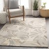 Hauteloom Ilfeld Athena Beige Floral Wool Rug - 2 of 4