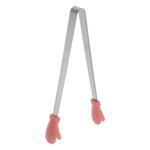 Unique Bargains Stainless Steel Tiny Gloves Shape Cooking Kitchen Food Tongs - 1 of 4