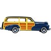 1948 Chevrolet Fleetmaster Woodie Station Wagon Como Blue with Black Top Ltd Ed 240 pcs 1/43 Model Car by Goldvarg Collection - image 2 of 3