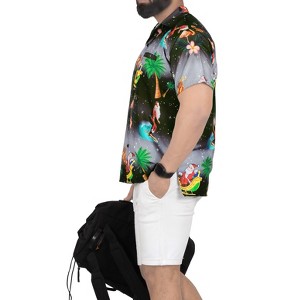 HAPPY BAY Men's Hawaiian Shirts Short Sleeve Button Down Shirt Mens Christmas Shirts Holiday Beach Party Shirts for Men Funny - 1 of 4