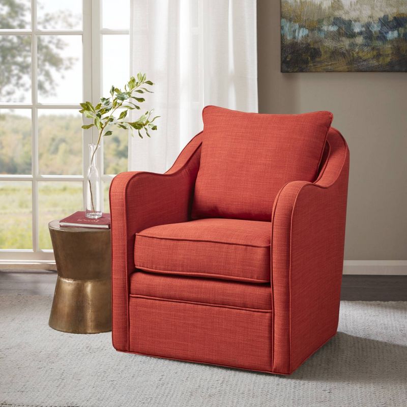 Mitchell Wide Seat Swivel Armchair - Madison Park, 3 of 9