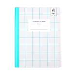 100 Sheets College  Ruled Composition Notebook Aqua Grid - Yoobi™