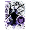 Men's Marvel Hawkeye Clint Barton Bow Ready Paint Splatter T-Shirt - 2 of 4