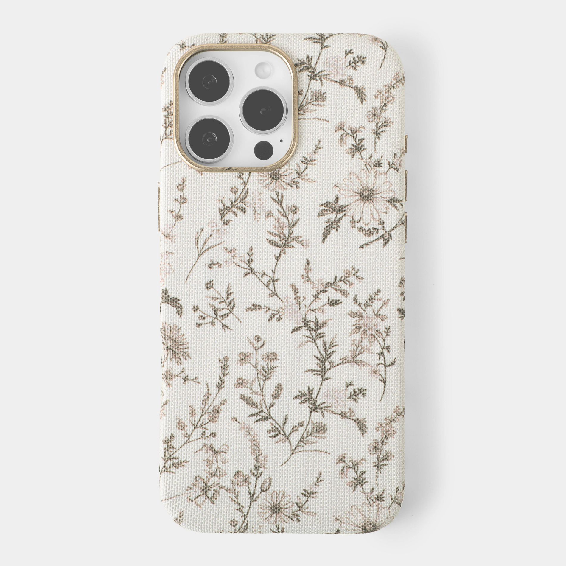 iPhone 16 Pro Max Floral Phone Case - heyday™ Light Beige