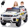 Nasitip Kids Ride On Police Car, 12V Electric Truck for Toddlers, Battery Powered Ride On Toy with Remote Control - 2 of 4