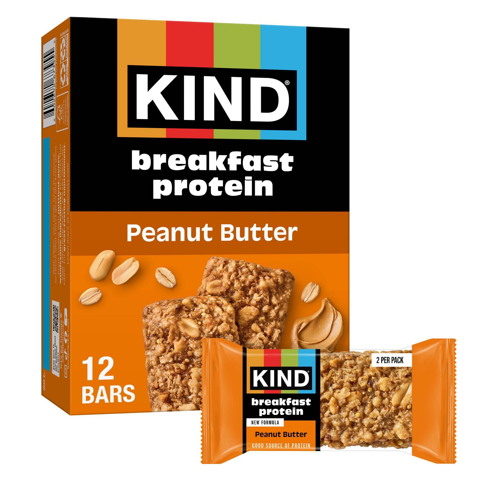 KIND Snack Bar Breakfast Protein Peanut Butter - 10.58oz