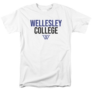 Men's Wellesley College Official Stacked T-Shirt - 1 of 4