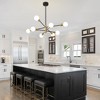 POWLIG Modern Sputnik Chandelier with Adjustable Height - Ceiling Fixture for Dining Room, Kitchen Island - 4 of 4