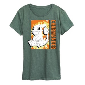 Women's - Pokémon - Tie Dye Charmander Short Sleeve Graphic T-Shirt - 1 of 4