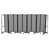 Hampden Furnishings Otis Collection Portable 9 Panel Room Divider - 3 of 4